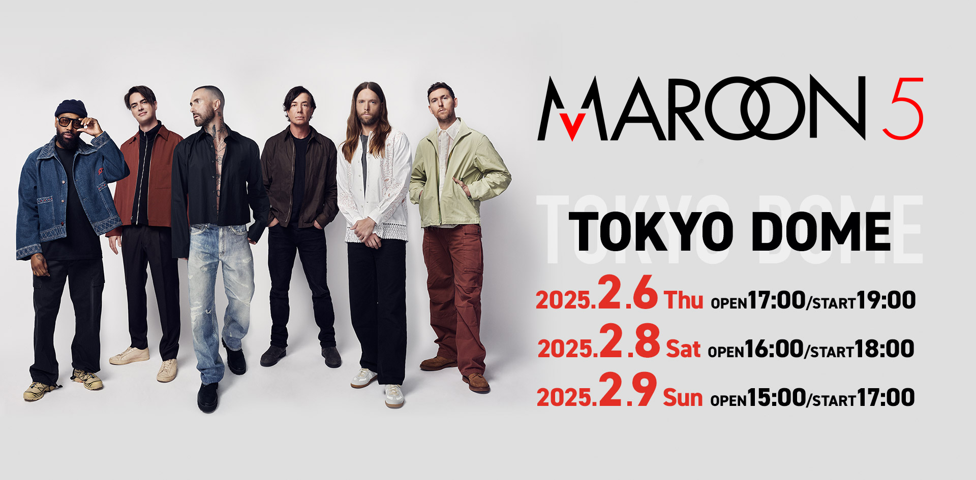 Maroon 5 in Asia 2025 – Tokyo